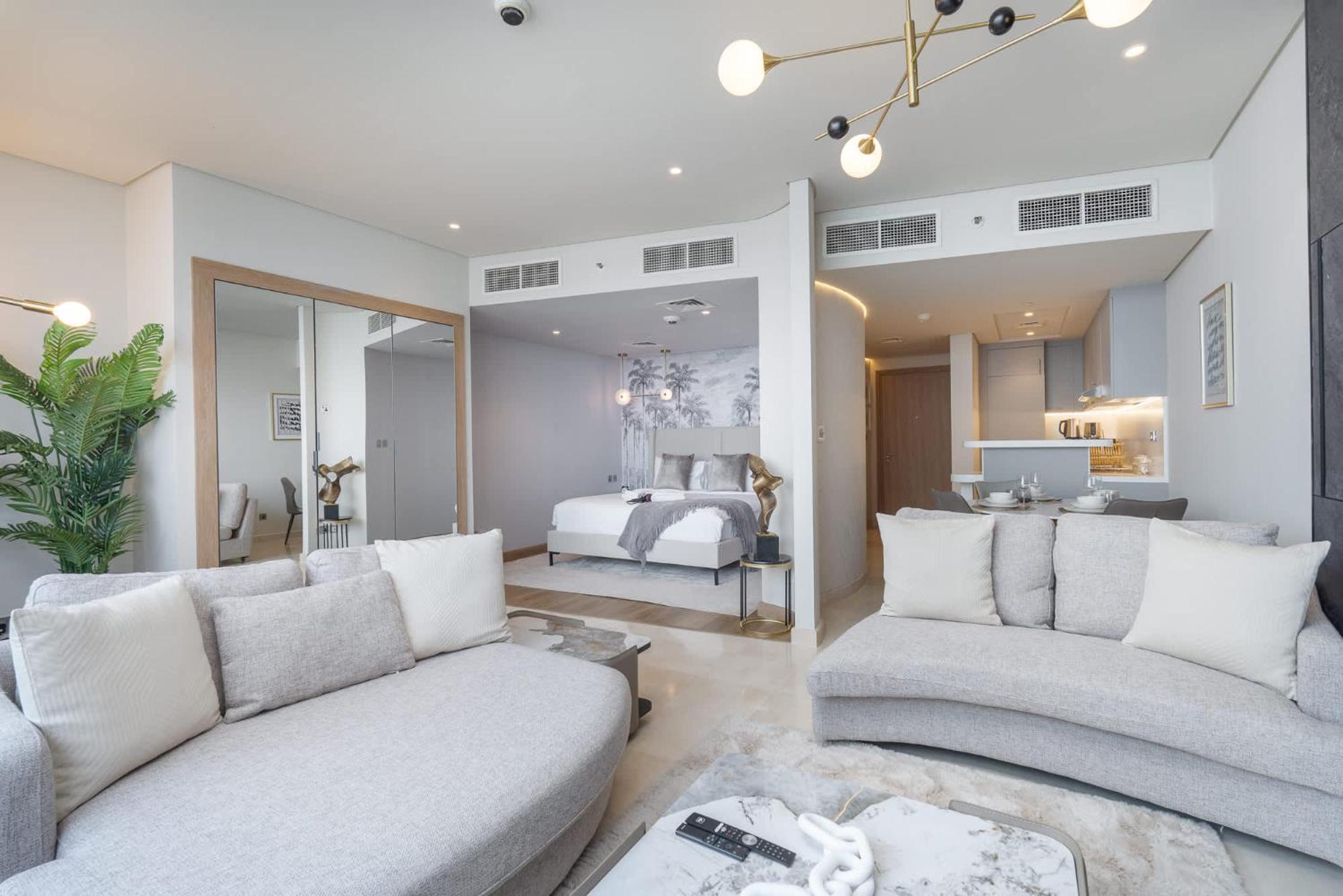 Stylish With Impressive Decor And Furniture At Sky Garden! Appartement Dubaï